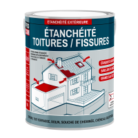 Etanchéité toiture fissure