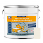 Peinture façade acrylique, imperméabilisation et protection des façades, peinture crépi PROCOM