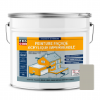 Peinture façade acrylique, imperméabilisation et protection des façades, peinture crépi PROCOM