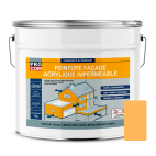 Peinture façade acrylique, imperméabilisation et protection des façades, peinture crépi PROCOM