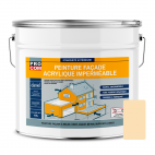 Peinture façade acrylique, imperméabilisation et protection des façades, peinture crépi PROCOM