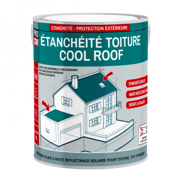 Peinture toiture imperméable et réfléchissante « Cool Roof » PROCOM