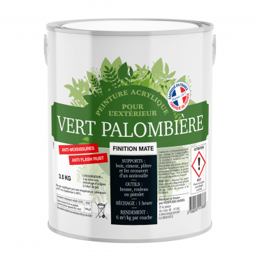 Peinture camouflage vert - palombière, cabane, abri de jardin, abri de chasse