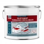 Etanchéité terrasse, peinture d'étanchéité, Revêtement terrasse circulable PROCOM - Peintures Daniel