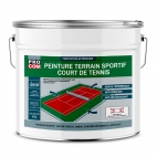 Peinture tennis, peinture terrain de sport, rénovation et protection de terrain sportif PROCOM