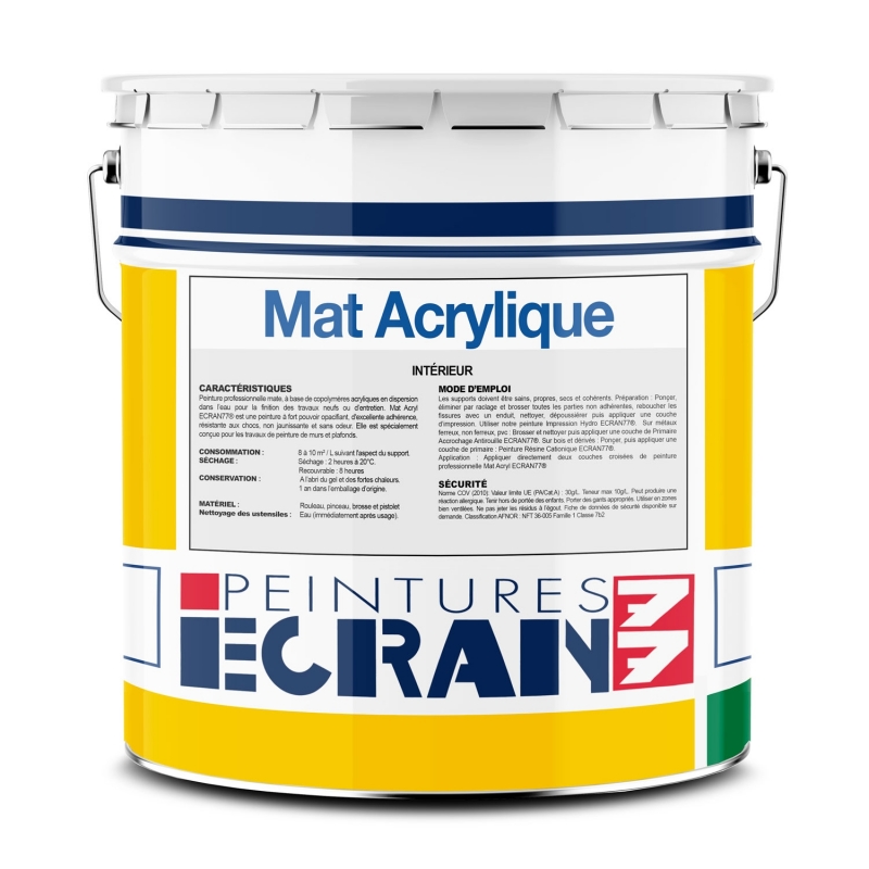 Peinture d'aspect métallique pour intérieur