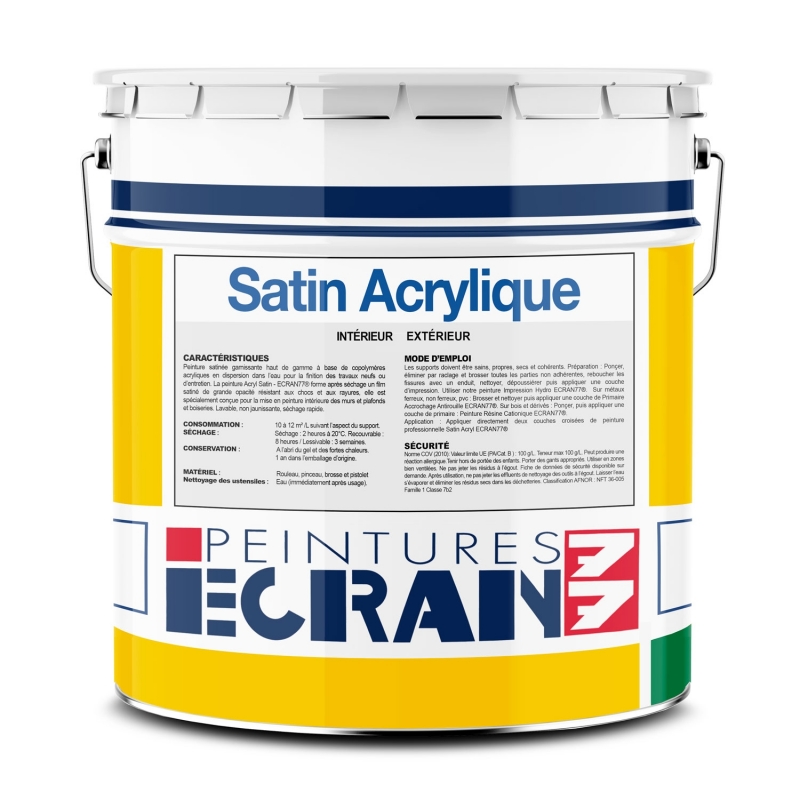 PICCOLINO Acryl Satin - Couleur peinture acrylique satinée 50ml, Or -  Acrylique multi-supports Loisirs créatifs
