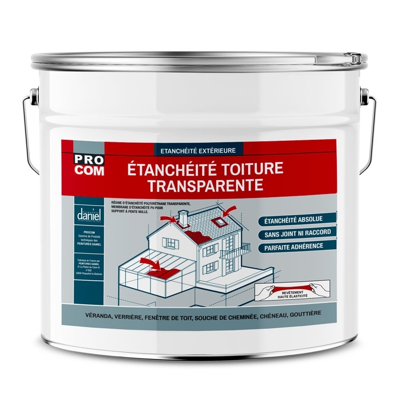 Étanchéité transparente polyuréthane - Résine d'étanchéité