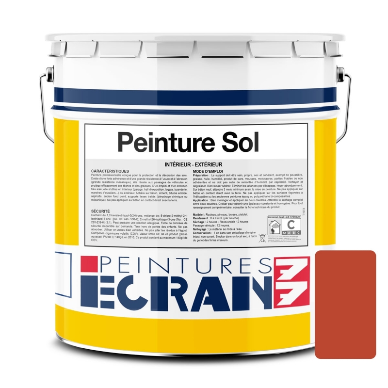 Peinture sol, peinture professionnelle, béton, garage Hydrosol ECRAN77