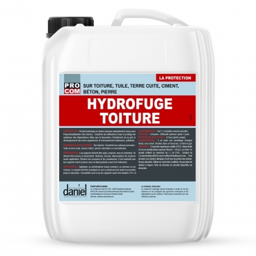 Hydrofuge toiture incolore, imperméabilisant toiture tuile, terre cuite, béton, ciment, pierre Defender - PROCOM