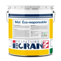 Peinture éco-responsable, blanc mat recyclé pour murs et plafonds intérieurs