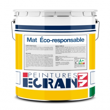 Peinture éco-responsable, blanc mat recyclé pour murs et plafonds intérieurs