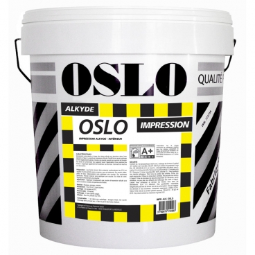 Peinture impression, mur et plafond int&eacute;rieur, ultra-couvrante, sans trace, sans odeur, fixante et r&eacute;gulatrice d'absorption OSLO