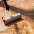 Vitrificateur parquet bois, résine polyuréthane incolore, vernis haute résistance rayure, choc, abrasion ECRAN77