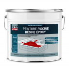 Peinture piscine époxy pour béton, coque polyester, film brillant, grande dureté, adhérence et résistance exeptionnelle PROCOM