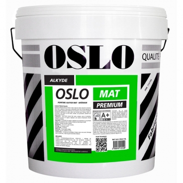 Peinture mat, mur et plafond int&eacute;rieur, ultra couvrante, haute blancheur, sans odeur OSLO
