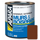 Laque acrylique satinée pour murs et boiseries