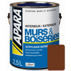 Laque acrylique satinée pour murs et boiseries