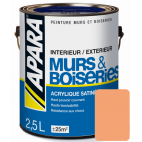 Laque acrylique satinée pour murs et boiseries