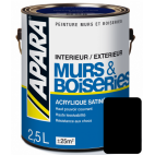 Laque acrylique satinée pour murs et boiseries