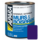 Laque acrylique satinée pour murs et boiseries