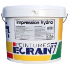 Peinture primaire professionnelle, isolant, pour travaux neufs et d'entretien, blanc, IMPRESSION HYDRO - ECRAN 77 IMPRESSION HYDRO