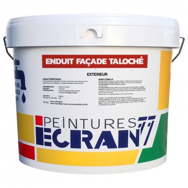 Enduit façade taloché hydrofuge, extérieur, prêt à l'emploi Enduit façade taloché hydrofuge, extérieur, prêt à l'emploi